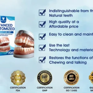 𝐁𝐢𝐤𝐞𝐧𝐝𝐚® Advanced Customized Full Denture Set